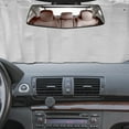 thumbnail image 2 of Shisuyan 140*70cm Car Sunshade Solar Reflective Silver Front Windowshield Sun Shade Double UV Rays Block, 2 of 8
