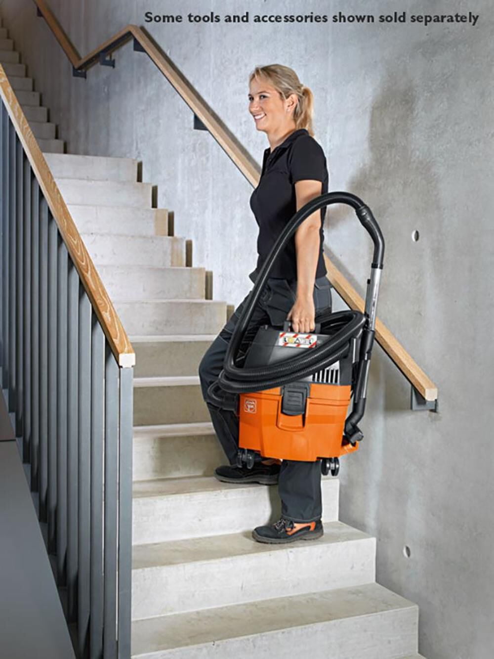 Industrial/Commercial/DIY, Dust Extractor, 5 3/4 gal, Standard, 151 cfm, 1 1/2 hp Turbo I