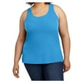 thumbnail image 2 of Yellow Rooster Women’s Sleeveless V.I.T. Racerback Tank Heathered Bright Turquoise M, 2 of 6