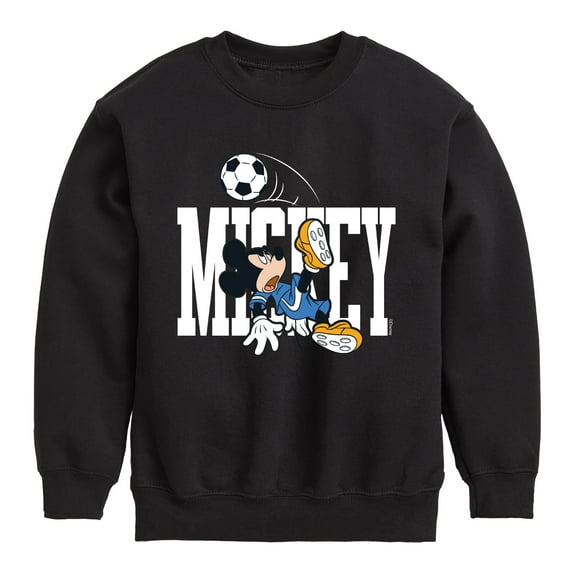 Mickey & Friends - Mickey's Soccer - Toddler And Youth Crewneck Fleece Sweatshirt