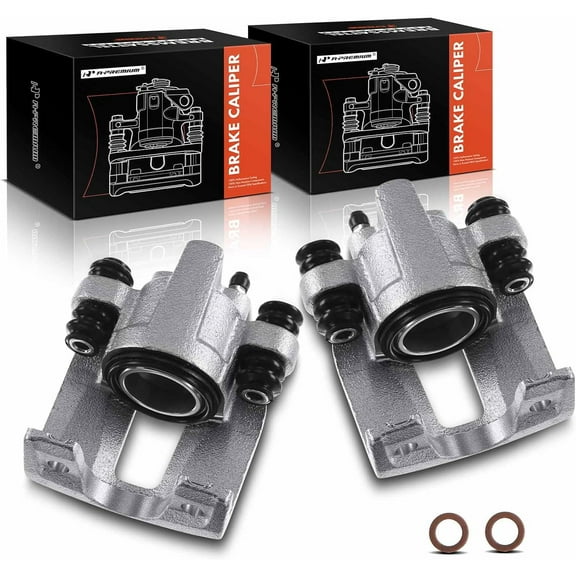 A-Premium Disc Brake Caliper Assembly Without Bracket Compatible with Ford Explorer Ranger Mercury Mountaineer 1995-2002 Rear Left and Right 2-PC