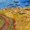 Natural, variant on Van Gogh Wheatfield with Crows Men's T-shirt