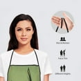 thumbnail image 6 of Wukai Quirky Cartoon 123 Print Aprons Adjustable Bib Aprons Cooking Kitchen Chef Apron for Women and Men, 6 of 7