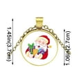 thumbnail image 3 of Fiudx Collar Antiguo, Elegante Colgante de Aleación, Amuleto Navideño Multicolor, Ideal Como Regalo, Accesorio de Moda para Mujer, Altura 2,7 Cm, Ancho 3,7 Cm, Empaque Independiente., 3 of 3