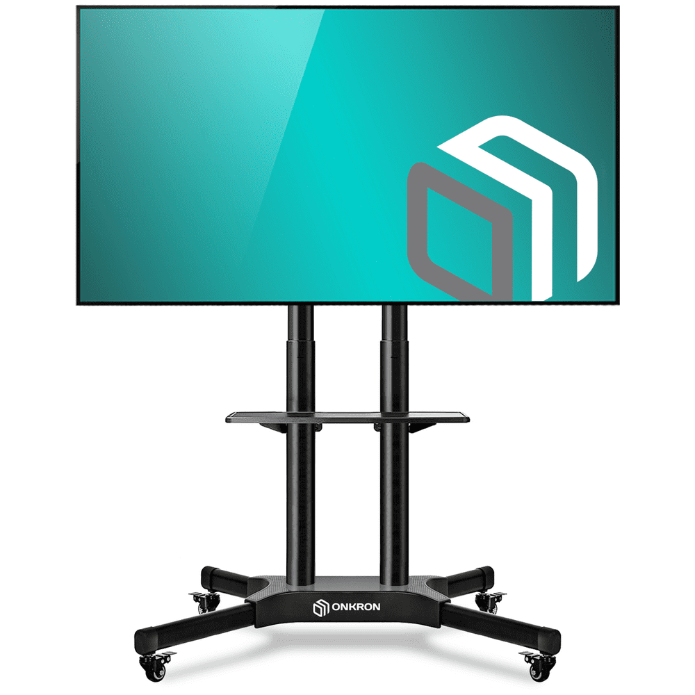 ONKRON Mobile TV Stand Rolling TV Cart for 40 to 65 Inch LCD LED TV