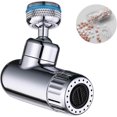 thumbnail image 1 of (Silver) Faucet Water Filter, Kitchen Faucet Nozzle with Filter, Swivel Faucet Aerator, Faucet Aerator Extension, Kitchen Faucet Spray, 1 of 5