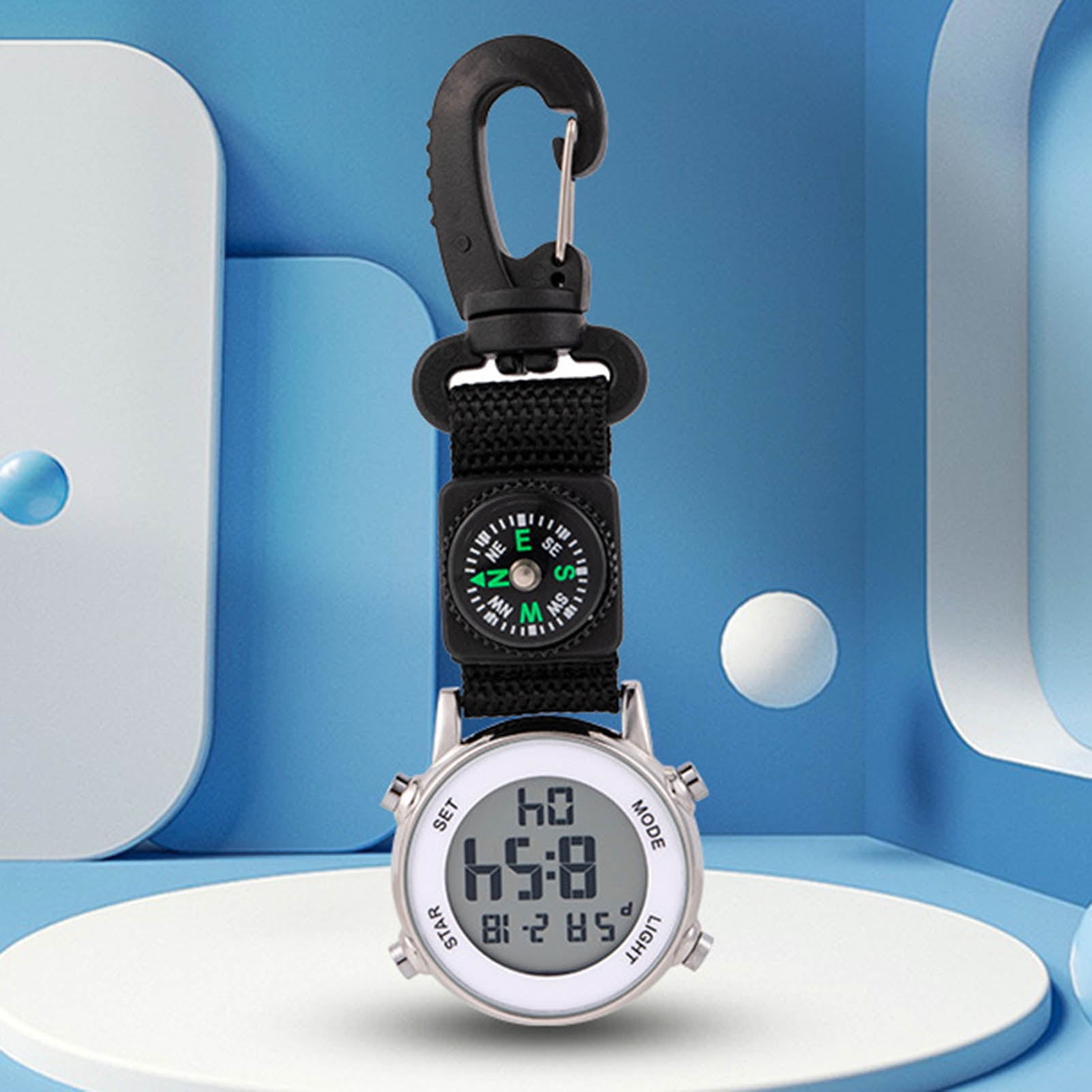 Digital Pocket Watch with Outdoor Functions