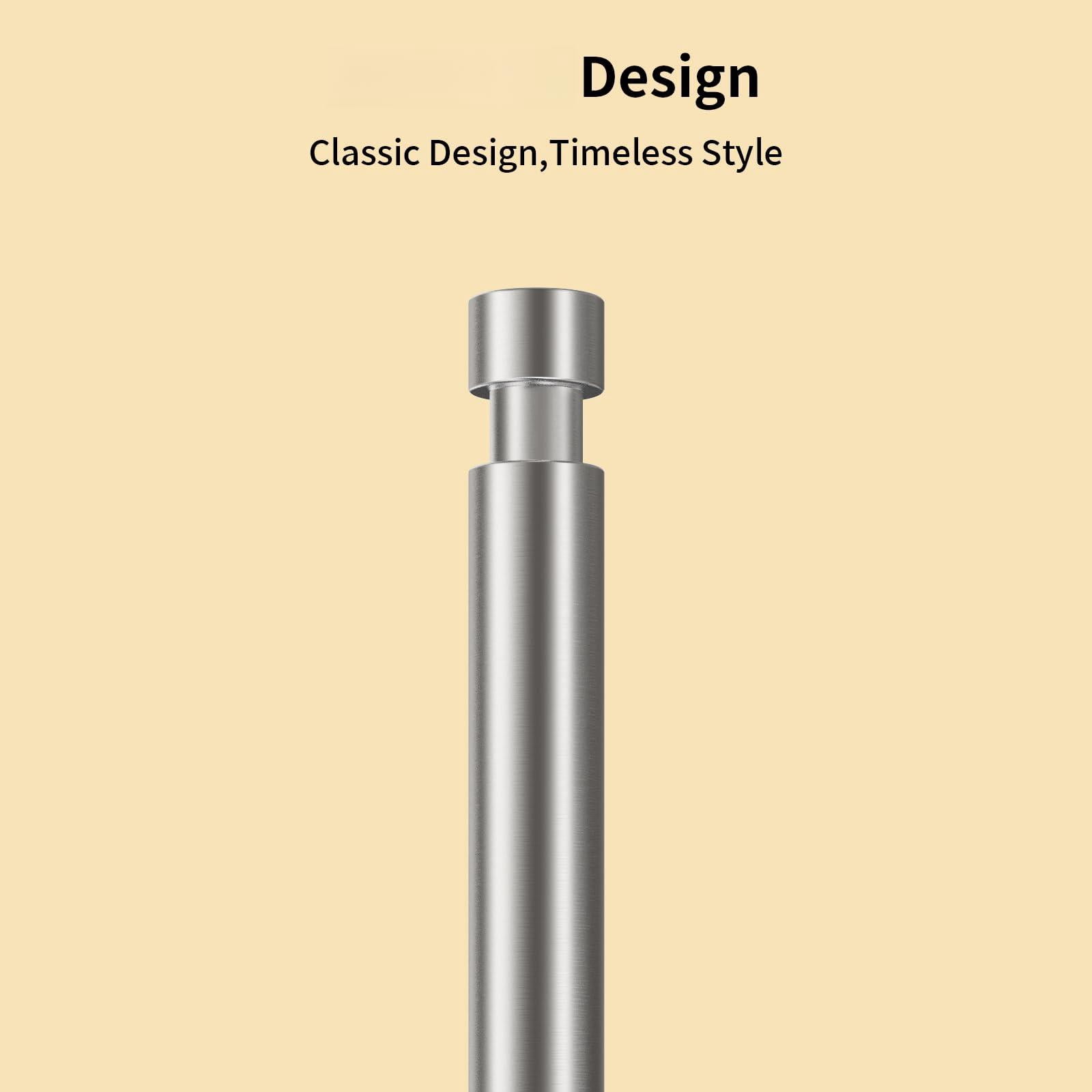Paper Towel Holder Countertop  Counter With Weighted Base Non Slip Standing Roll For Modern Kitchen Bathroom Stainles Steel (brushed Nickel)