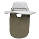 thumbnail image 5 of Sombrero DYNWAVEMX unisex para protección solar con Cubierta para el cuello Transpirable color beige, 5 of 7