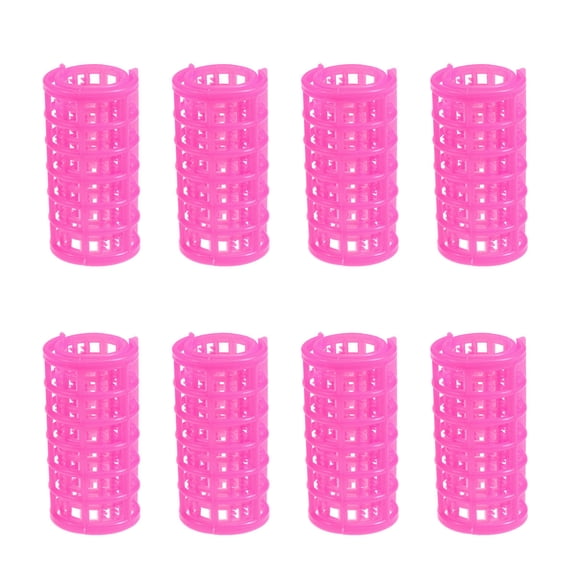 HONMEET 8-Piece Double Layer Hair Rollers Set with Clips for Styling Waves, Curls, and Air Bangs