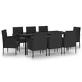 thumbnail image 4 of vidaXL Patio Dining Set Garden Furniture 3/5/7/9 Piece Multi Colors/Sizes, 4 of 51