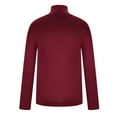 thumbnail image 5 of IYTR Sweaters For Men Pullovers High Neck Solid Color Slim New Warm Bottoming Sweaters Long Sleeve Sweater Red XL, 5 of 5