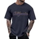 thumbnail image 1 of Camiseta de cuello redondo con estampado floral para hombre: manga corta, poliéster transpirable, diseño moderno, tallas S-XXXXXL para ropa informal de verano, 1 of 2
