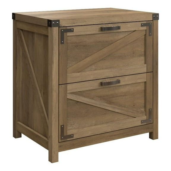 Pemberly Row 2 Drawer Lateral File Cabinet in Reclaimed Pine