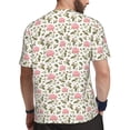 thumbnail image 2 of Rocae Rose Flowers for Men's Mesh Quick-Dry Short Sleeve Workout T-Shirt,Mens Crew Neck Tee Lightweight Soft Classic T Shirts 5X-Large, 2 of 9