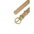 thumbnail image 2 of INSPIRE CHIC Women PU Leather Belts Bronze Metal Pin Buckle Thin Waist Belts for Jeans Dress, 2 of 4