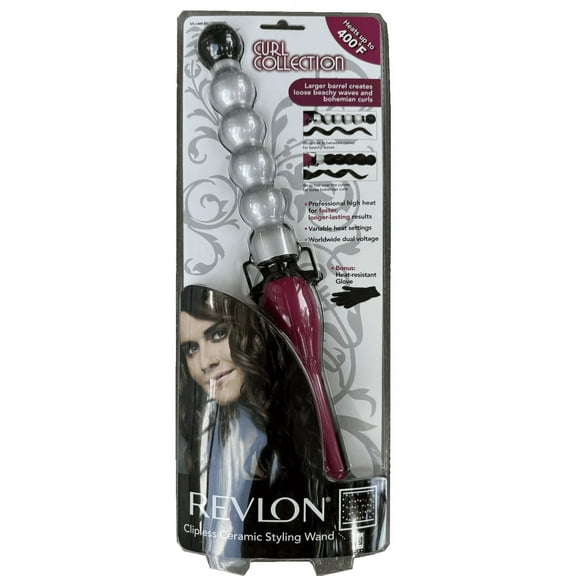 Revlon Curl Collection Clipless Ceramic Styling Wand