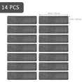 thumbnail image 2 of Pure Era 8" x 30" Carpet Stair Treads Protector Cover Indoor Non Slip Self Adhensive Tape Free (Dark Gray,Set of 14), 2 of 11