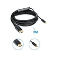 thumbnail image 2 of 3.1 USB Type-C To Displayport Male Adapter Cable 4K2K@60Hz 6.6 ft Cable for iMac MacBook Pro MacBook Chromebook, 2 of 6