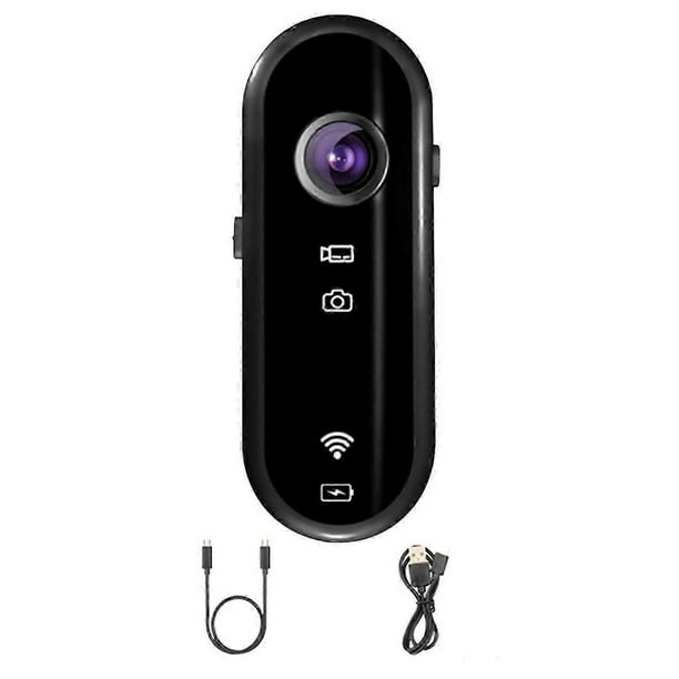 C3 Pro Thumb Action Camera 1080P HD Small Body Camera for Hands-Free POV Vlogging Recording