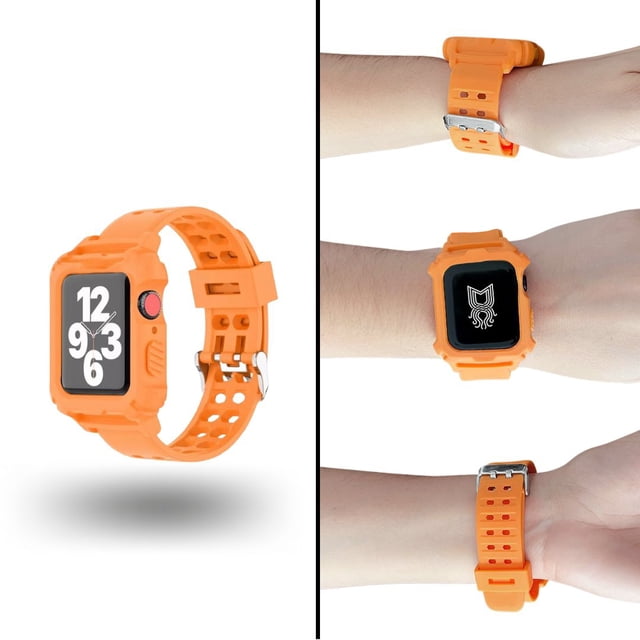 Correa para Apple Watch compatible con 38mm/40mm con protector de pantalla de uso Rudo. Mamá Pulpo Uso Rudo