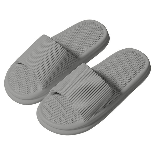 Chanclas de verano antideslizantes para hombre y mujer, suaves, con suela gruesa, para ducha, baño, piscina y playa.