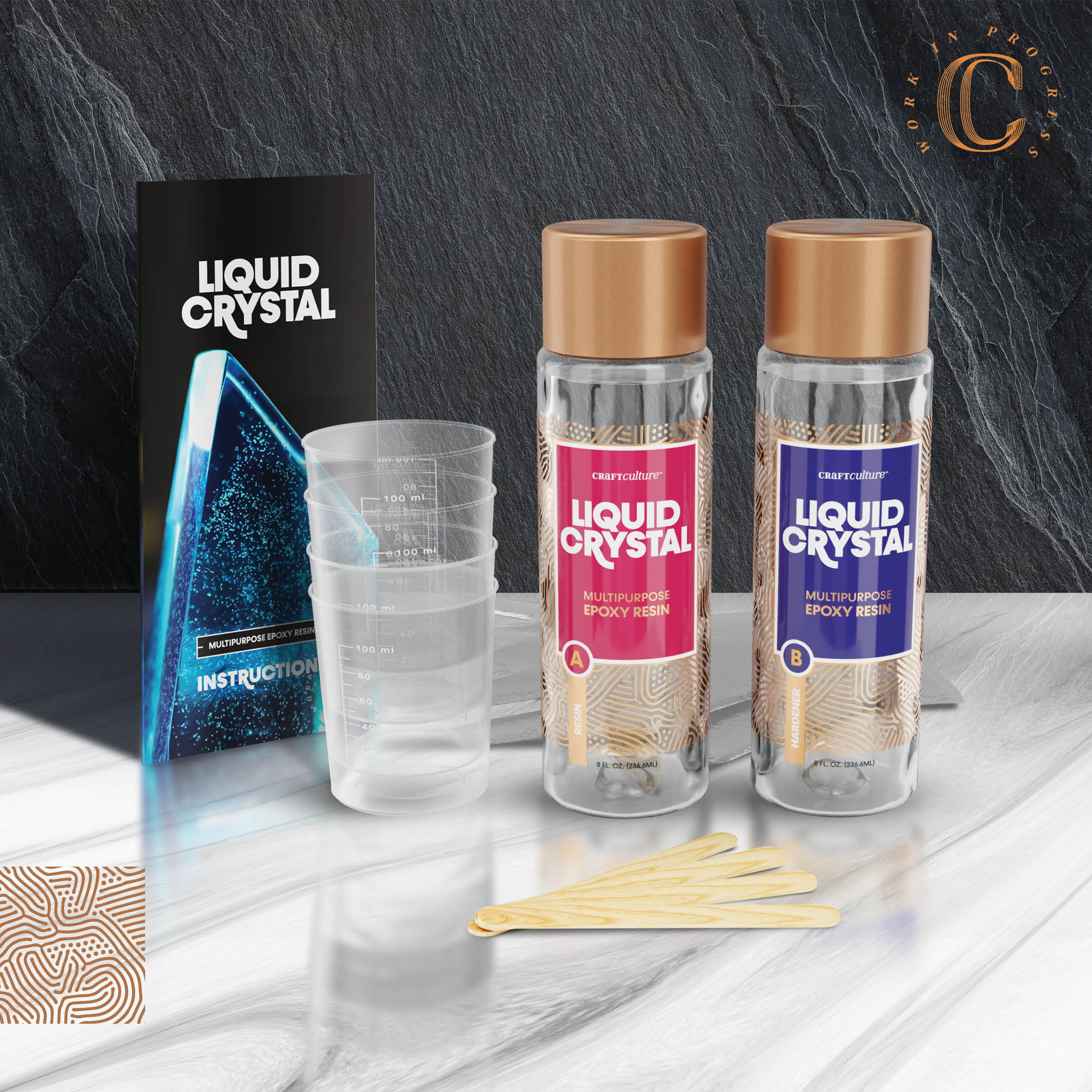 Introducing Crystal Rock's Super Clear Epoxy Resin: Achieve Artistic  Brilliance with Ease! - ARTLAND Resin Art & Craft