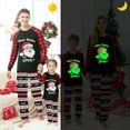 thumbnail image 2 of Pijama luminoso a juego de Navidad, conjunto de pijamas navideños, Santa We Good, 2 of 3