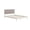White, variant on Rozitta Gray Velvet Wingback Platform Bed King Size with Padded Headboard, Sturdy Plywood Frame, No Box Spring Needed, Modern Black-Gold Legs, Easy Assembly