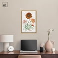 thumbnail image 2 of Art Remedy Botanical Prints Canvas, 16" x 24", Gold Frame, Gorteria Diffusa, 2 of 7