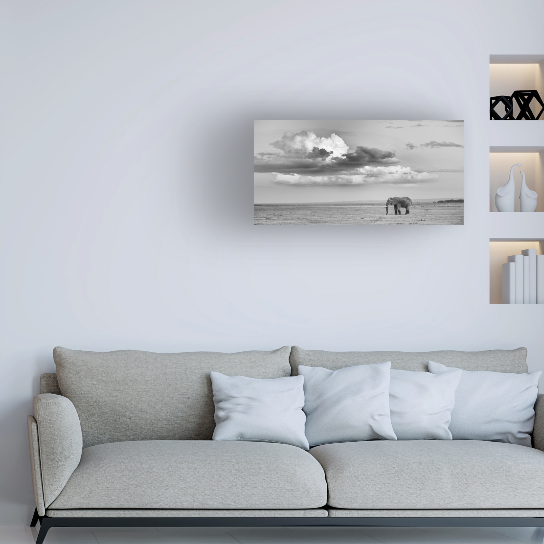 Trademark Fine Art Siyu and Wei Alone Canvas Wall Art