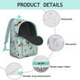 thumbnail image 4 of German Shepherd Dog and Music Backpack for School,Cute School Bag,Schoolbag with Adjustable Shoulder Straps & Padded Back,15.7"x11.8"x5.5", 4 of 5