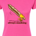 thumbnail image 3 of Peanuts - Always Snacking - Juniors Fitted Graphic T-Shirt, 3 of 6