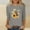 #310-Gray, variant on Womens 3/4 Sleeve Tees Crew Neck 2026 Spring Summer Fashion World Bee Day Printed Loose Fit 2026 Spring Daily Casual Stylish Tops S-2XL