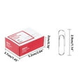 thumbnail image 3 of Mouliraty 1 Box Of 100Pcs Paper Clips, Metal Paper Clips, Document Retaining Clips, 3 of 9