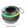 thumbnail image 4 of Fufafayo 2Pcs Waterproof Bathroom Bluetooth Speaker, Waterproof Bluetooth Speaker, Bathroom Shower Speaker with Radio Clock, Dustproof Mini Wireless Speaker for Indoor and Outdoor, 4 of 9