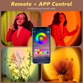 thumbnail image 2 of Sunset Lamp Projection with Remote Control Endless Colors Sunset Projector Lights LED APP Floor Lamp Multiple Colors Night Light for Christmas Gifts Photography/Party/Bedroom Sunset Lamps, 2 of 5