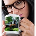 thumbnail image 2 of 3dRose, Centennial Covered Bridge in Cottage Grove, Oregon, 15oz Two-Tone Black Mug, 2 of 7