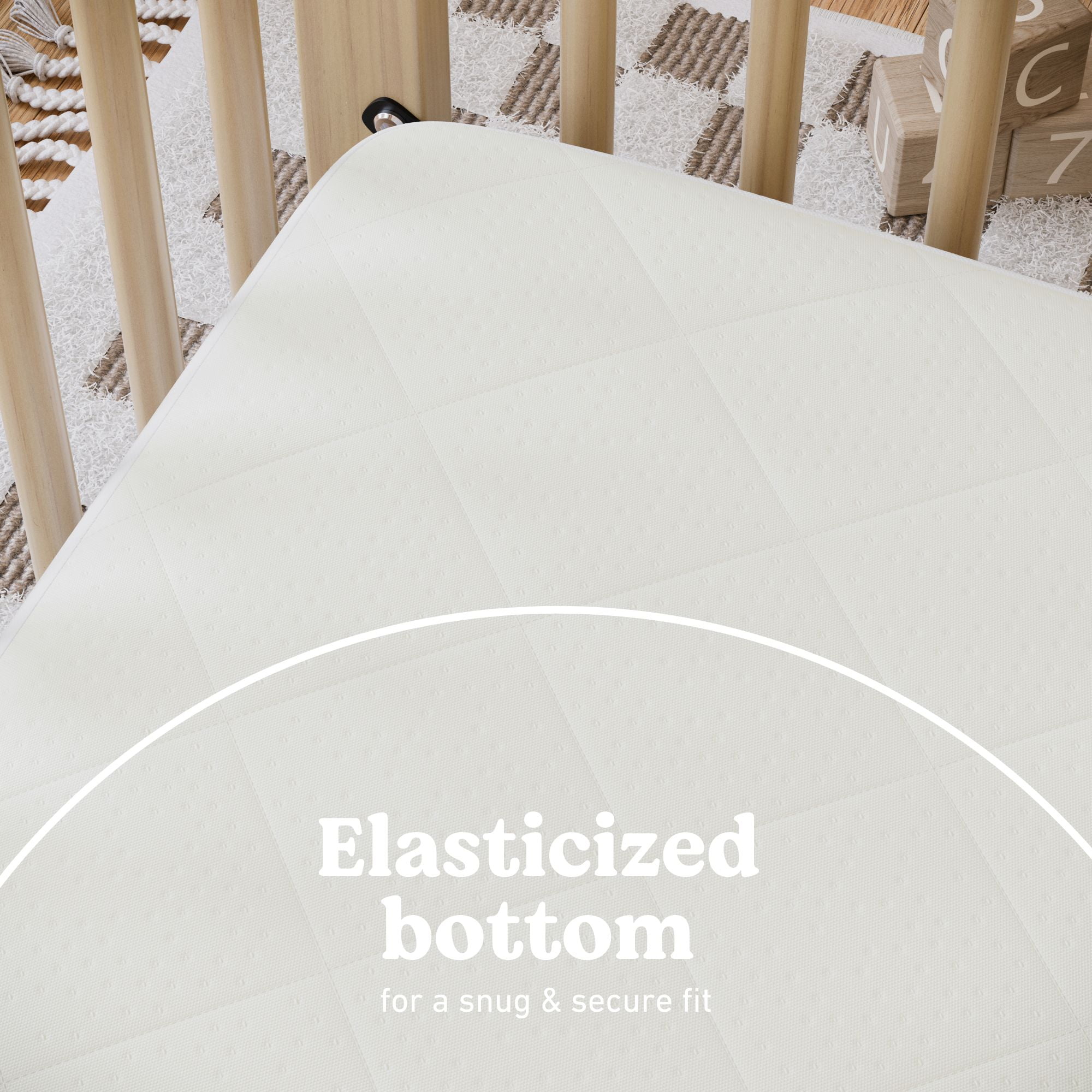 Graco Premium Waterproof Crib and Toddler Mattress Protector, 1 Pack