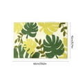 thumbnail image 3 of Elainilye Multicolor Leaf Plant Bathroom Mat, Non-Slip Absorbent Floor Rug 16x23.6in, Soft Polyester Door Mat for Bedroom, Dorm, Nursery, 3 of 6