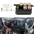 thumbnail image 4 of PENGXIANG 12V Fuse Relay Box Fuse Relay Carrier  Box Of 6 Relays 5 Road For Off-Road Truck Suv Auto Car, 4 of 7