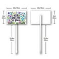 thumbnail image 6 of Eveokoki Keep Dogs Off Our Grass Sign, 12" x8" Stay Off Grass Aluminum Signs with Metal Stakes,UV Protected,Weatherproof,Fade Resistant,Easy to Mount, 6 of 6