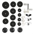 thumbnail image 1 of Cymbal Replacement Accessories, 23Pcs Drum Felt Pad Cymbal Kit Non Slip with Base Wing Nuts Washer Percussion Accessories for Cymbal Stackers, 1 of 7