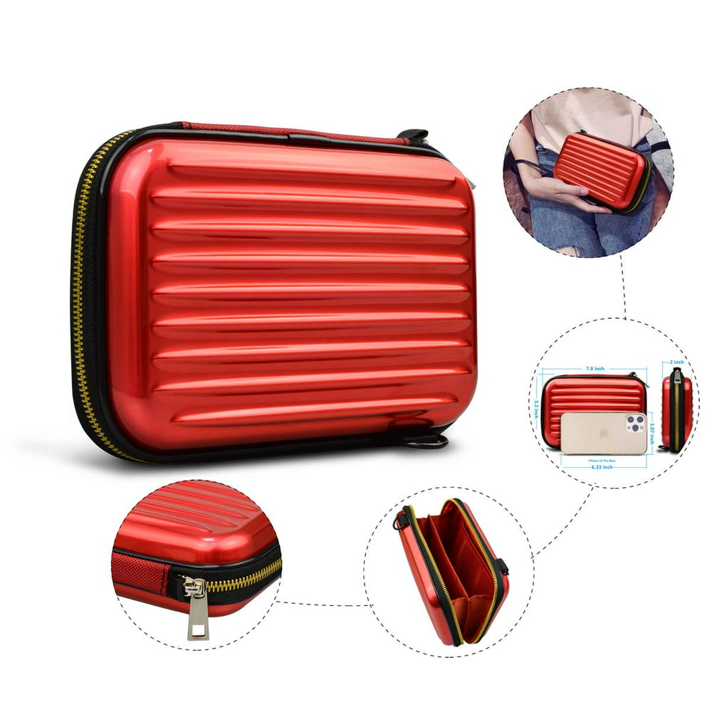 red travel case