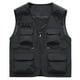 thumbnail image 1 of Chaqueta deportiva ligera para hombre, sin mangas, con bolsillos, de color liso, versátil para todas las estaciones., 1 of 3