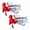 Red, variant on Sunjoy Tech 2Pcs LED Airplane Propeller for Motorcycle Bicycle Car Decorations,Wind-Powered Waterproof Luminous Flying Toy LED Light Up Outdoor Sport Toys Ornaments