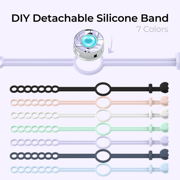 Totwoo Couples Bracelets, Vibrating and Light Up, Adjustable Colors, Long  Distance Touch - Walmart.com