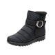 thumbnail image 2 of Zapatos de mujer invierno cálido viejo Beijing algodón moda Slip-on Casual Color sólido impermeable nieve botines felpa tacones bajos Wmkox8yii shkj628, 2 of 5