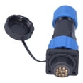 thumbnail image 3 of Waterproof Power Connector,  Conductivity Aviation Plug Socket Threaded Connection  For Instrumentations For Communication Equipments 8 Pin,9 Pin,10 Pin,12 Pin,14 Pin, 3 of 8
