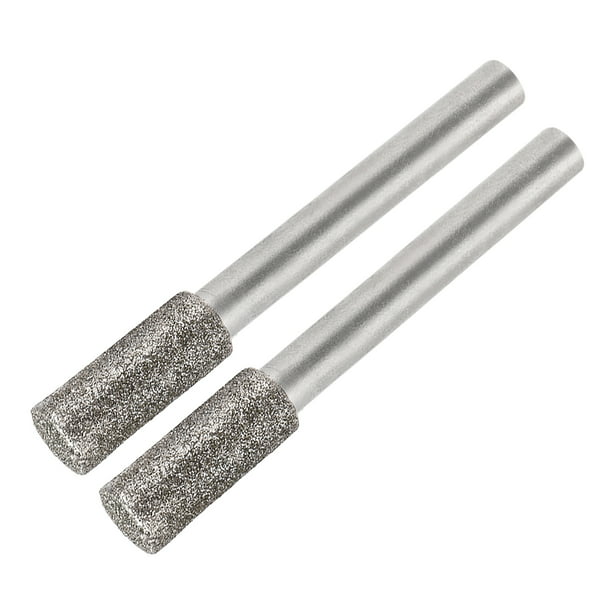 Diamond Burrs Grinding Drill Bits for Rotary Tool 1/4-Inch Shank 8mm ...